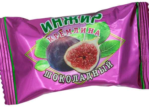 Конфеты Кремлина инжир в шоколаде, с арахисом, вес
