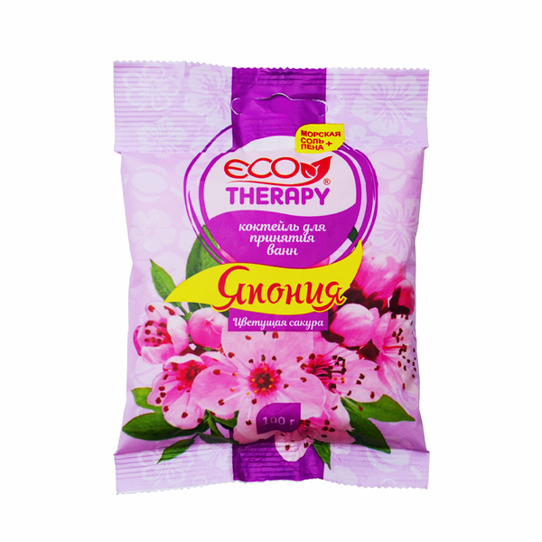 Соль для ванн Ecotherapy Япония Цветущая Сакура 100 г
