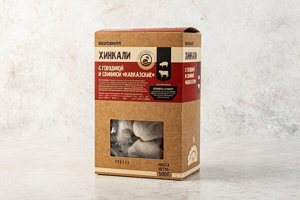 Мини - хинкали с говядиной и свининой Кавказские, заморозка Продукт замороженный