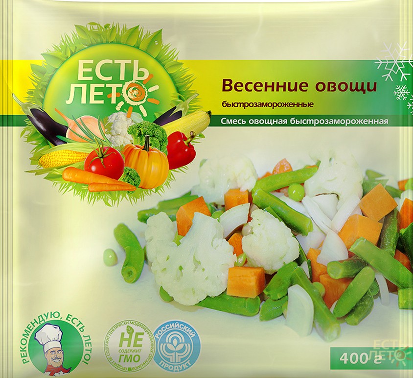 

Смесь овощная ЕСТЬ ЛЕТО Весенние овощи
