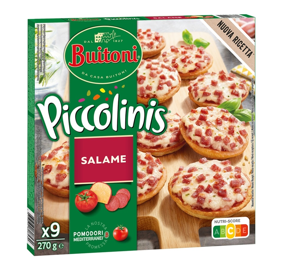 

Пицца «Пикколини» с салями, Buitoni, 270 г, Германия