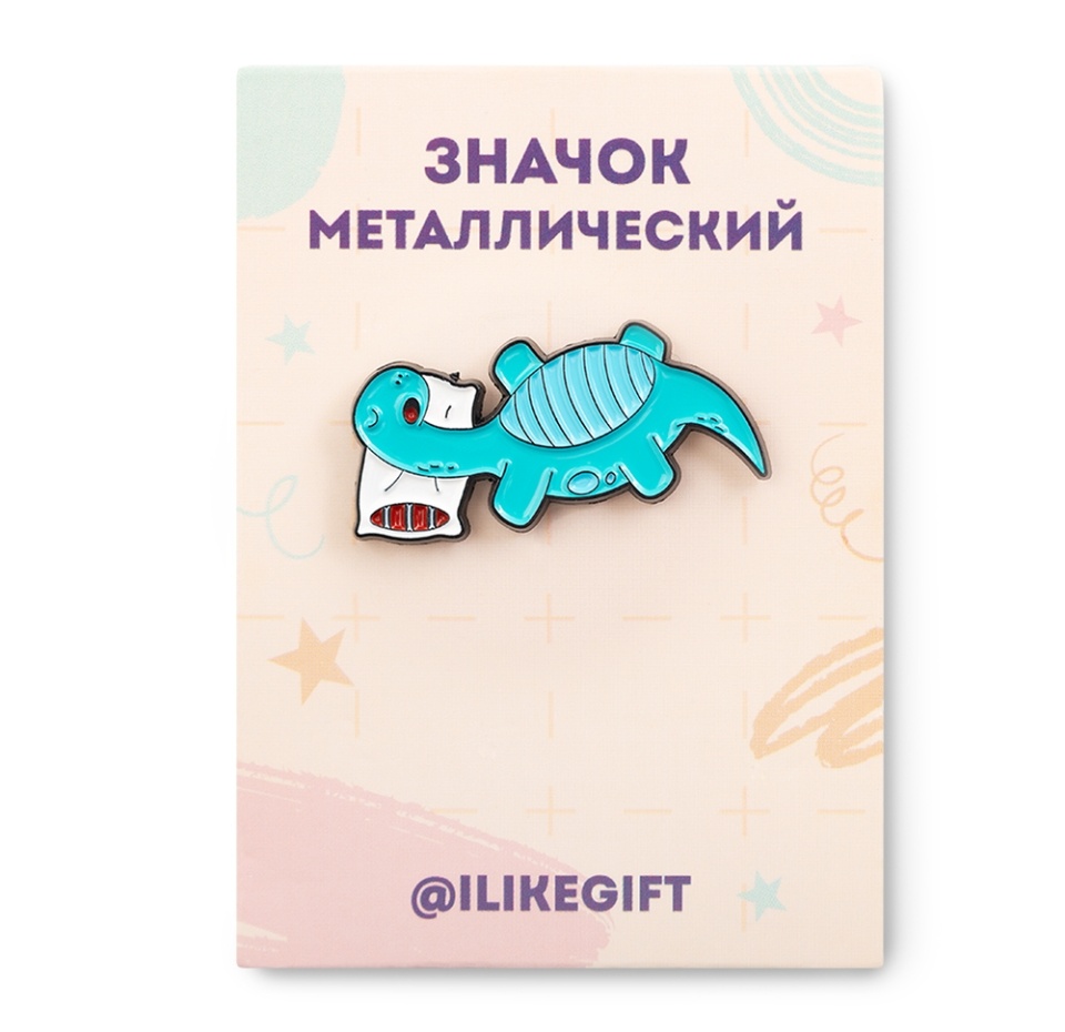 

Значок Pinpinpin Dino, Россия