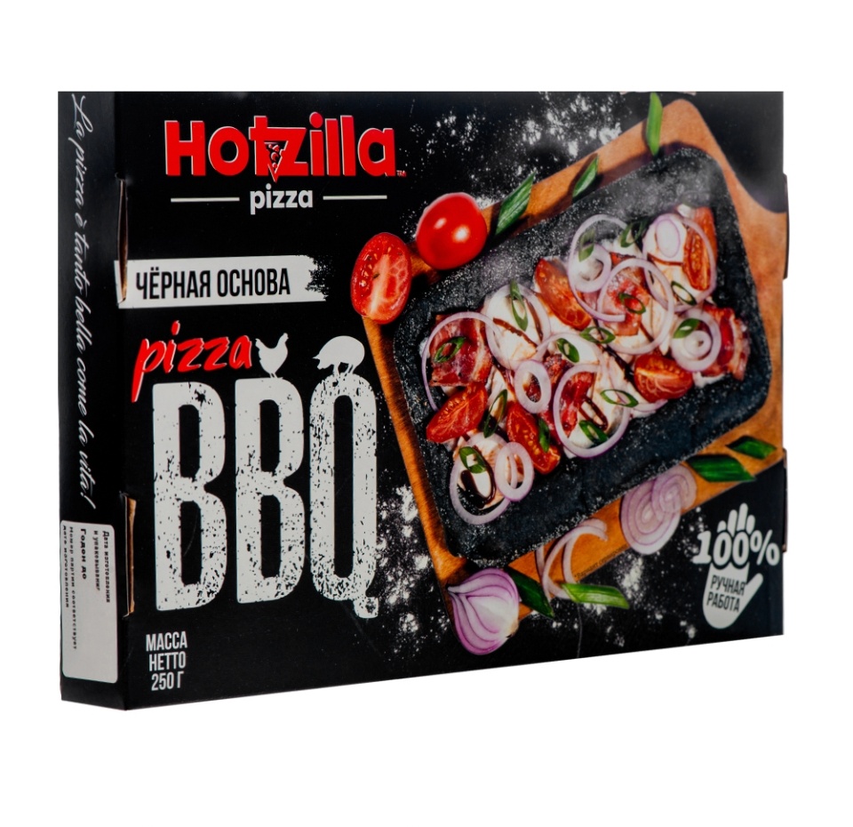 

Пицца Hotzilla Барбекю на черном парбейке 250г Россия