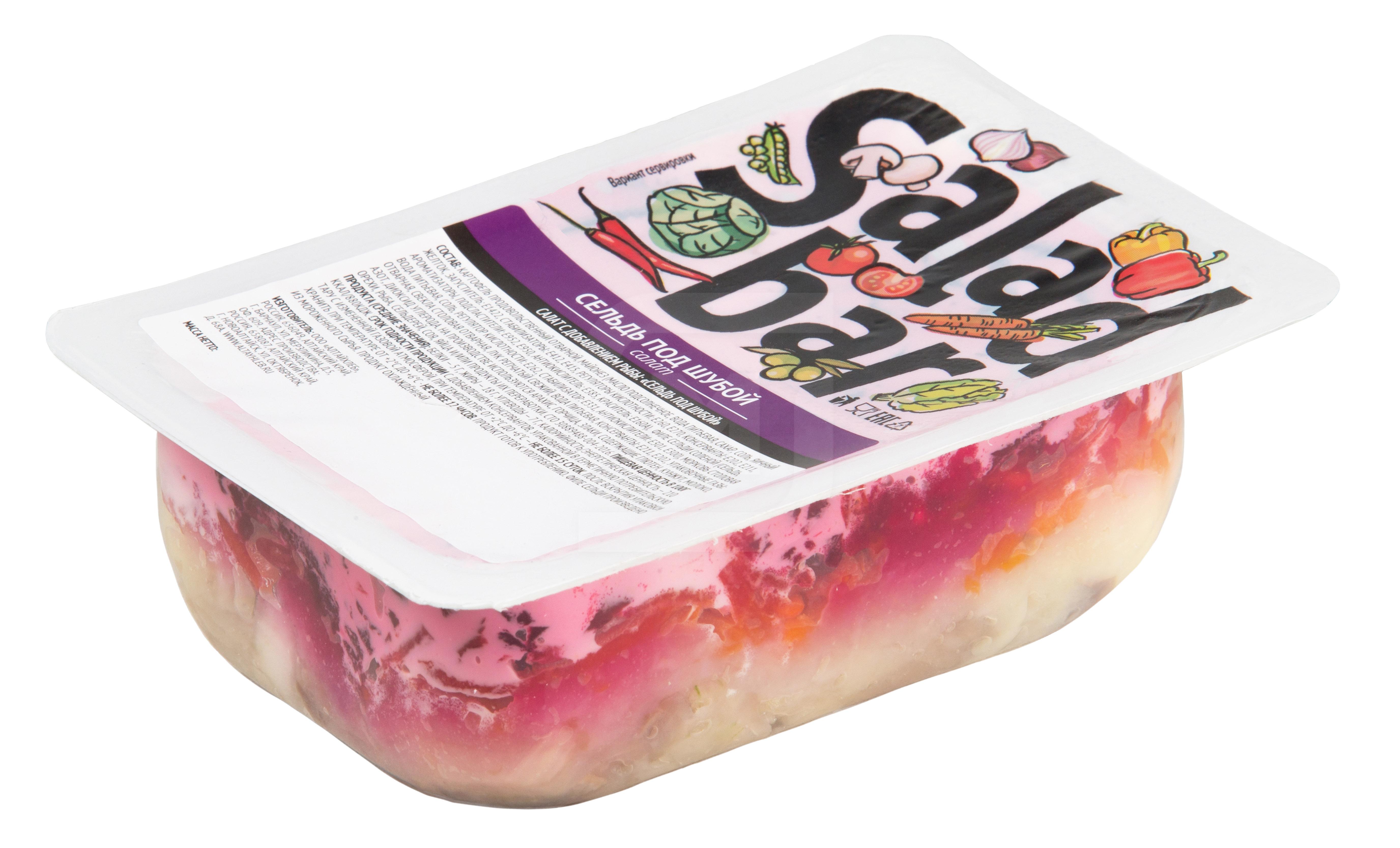 

Салат Salad Bar Сельдь под шубой вес