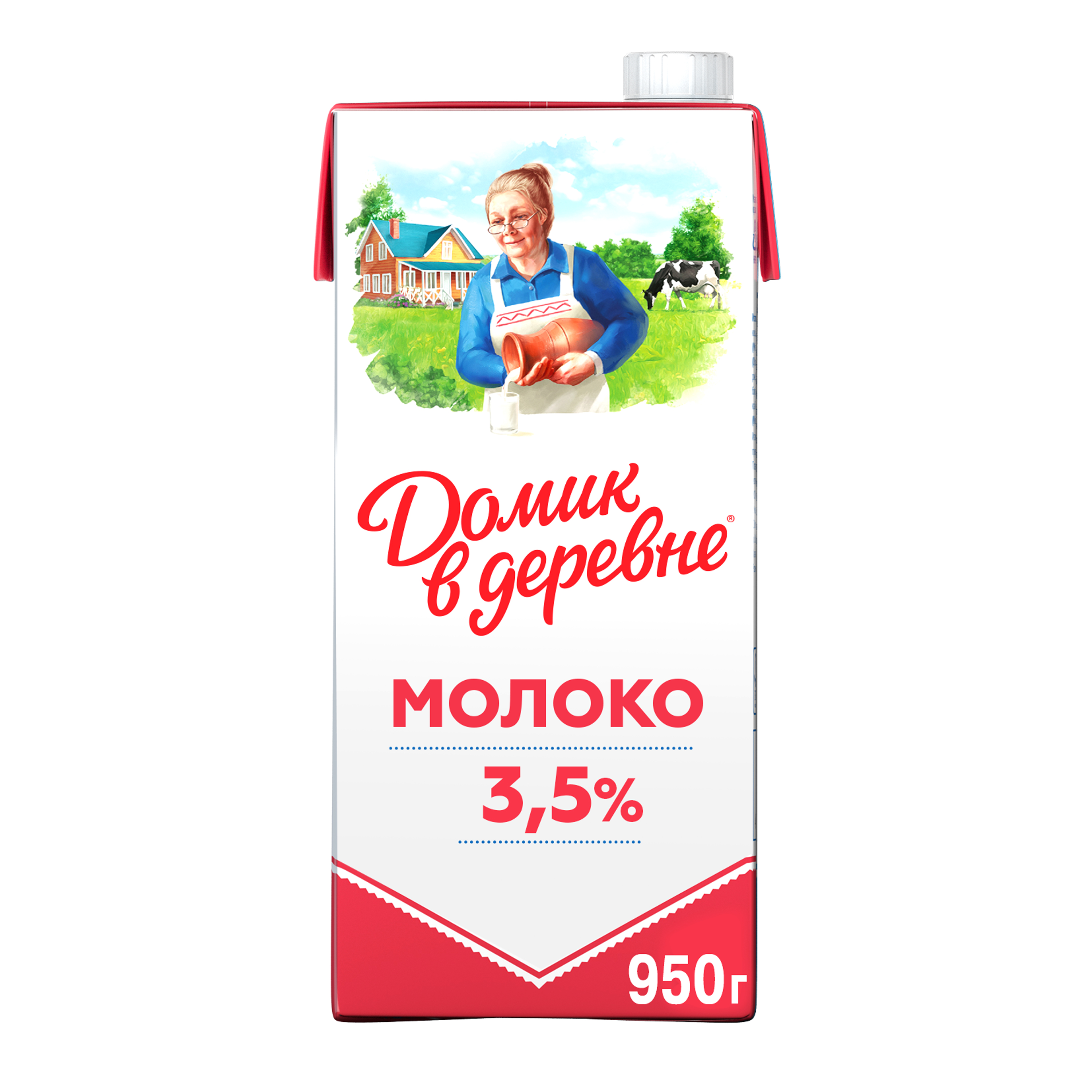 

Молоко стерилизованное Домик в деревне 3.5% 950 г
