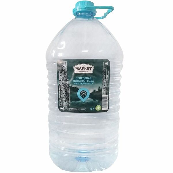 Вода природная негазированная Маркет Перекрёсток, 5л