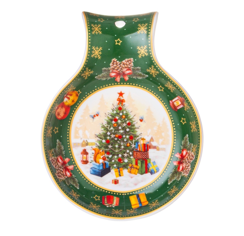 

Подставка под ложку Lefard елка 15х11,5х2,5 см, зеленая, Китай