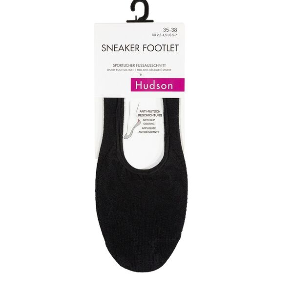 Подследники Sneaker Footlet, Hudson цвет 0005 (чёрный), размер 35-38, Германия