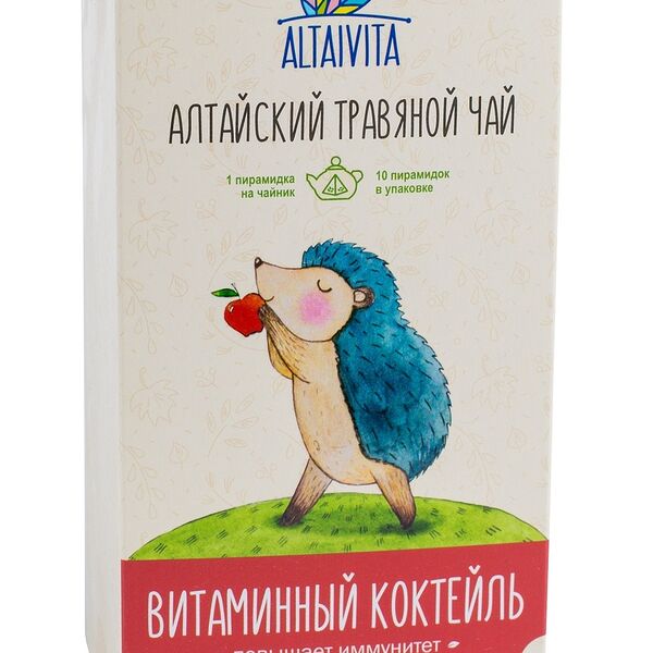 Чай травяной Алтайвита Витаминный коктейль в пирамидках, 10 шт.