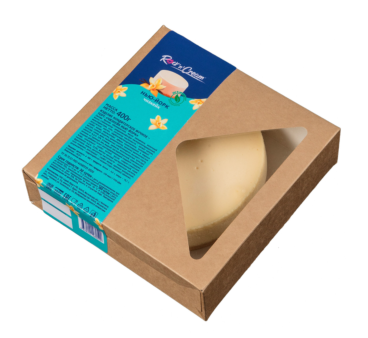 

Торт Rock'n'Cream чизкейк Нью-Йорк, 400г