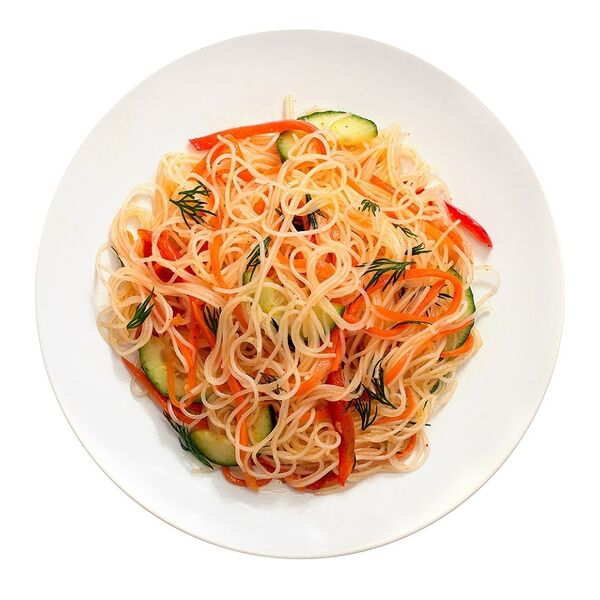 Фунчоза с овощами по-корейски Уже Готово