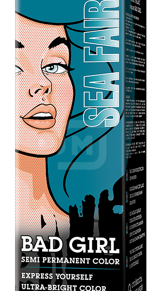 Краска для волос Bad Girl Sea Fairy бирюзовый