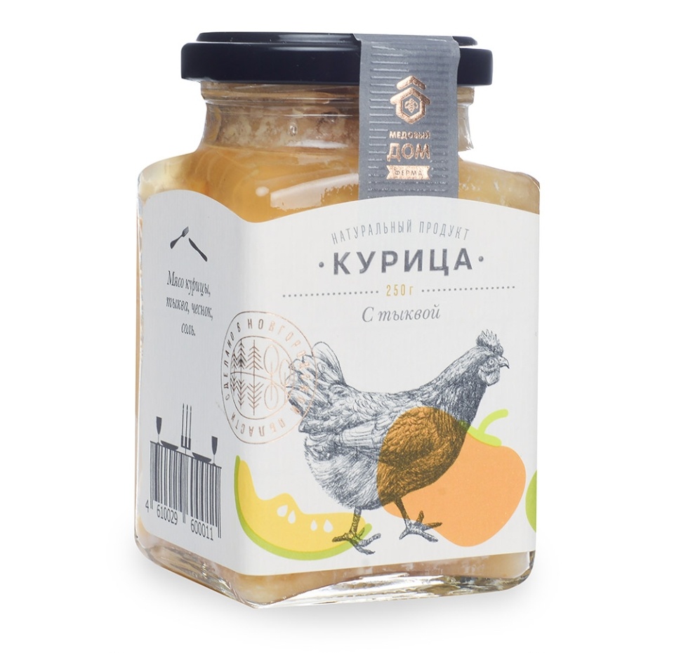 

Курица с тыквой Медовый дом 250 г