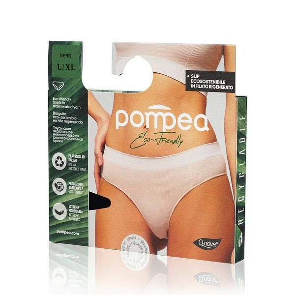 Женские трусы Pompea Eco Friendly Slip, Nero, L/XL