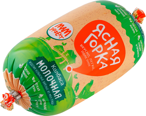 

Колбаса вареная ЯСНАЯ ГОРКА Молочная, 3-й сорт, 400г