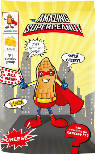 

Арахис Лента The Amazing Superpeanut, в хрустящей корочке со вкусом сыра