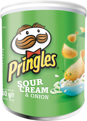

Чипсы картофельные Pringles сметана и лук 40 г