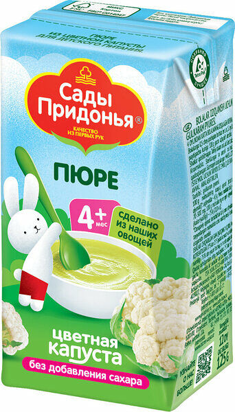 Пюре Сады Придонья Цветная капуста 125 г