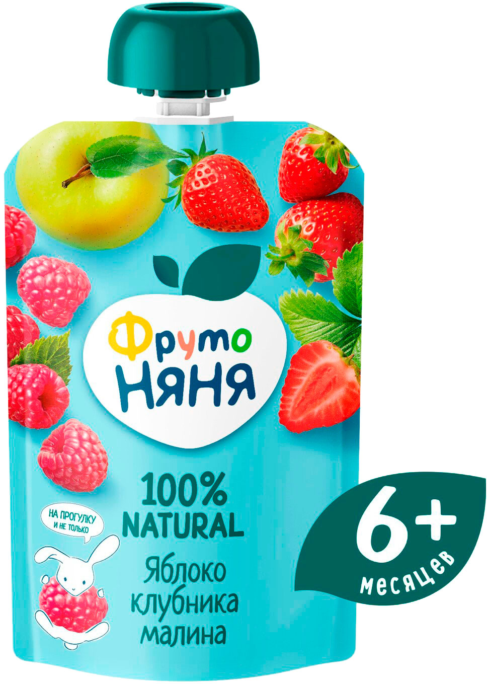 

Десерт ФрутоНяня из яблок клубники и малины