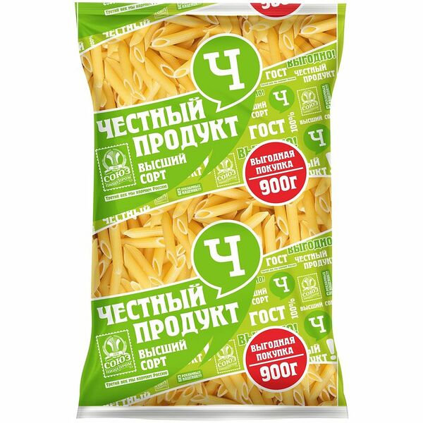 Макароны ЧЕСТНЫЙ ПРОДУКТ Перья группа В