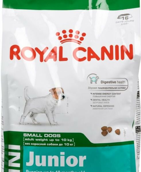 Корм для щенков мелких пород Мини Юниор ТМ Royal Canin (Роял Канин)