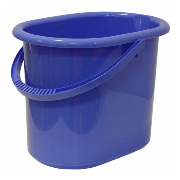 Ведро Idea, овальное, без крышки, сиреневый, пластик, 11л