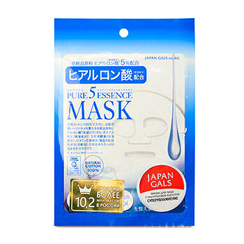 Маска с гиалуроновой кислотой Japan Gals Pure5 Essential JG 1шт Япония