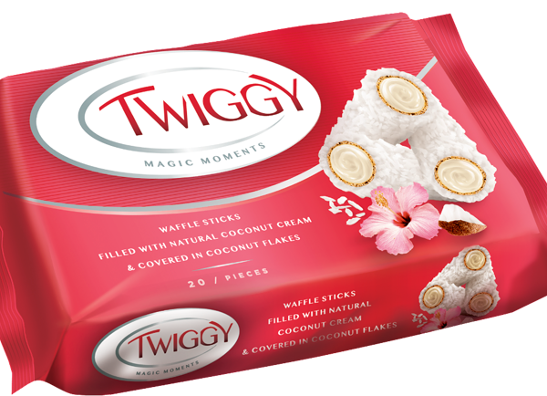 Конфеты Twiggy с кокосом, 185г