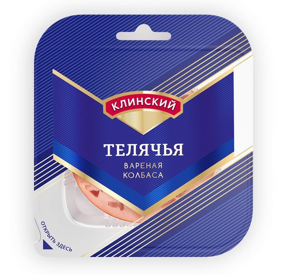 

Колбаса вареная Клинский мясокомбинат Телячья нарезка 190 г