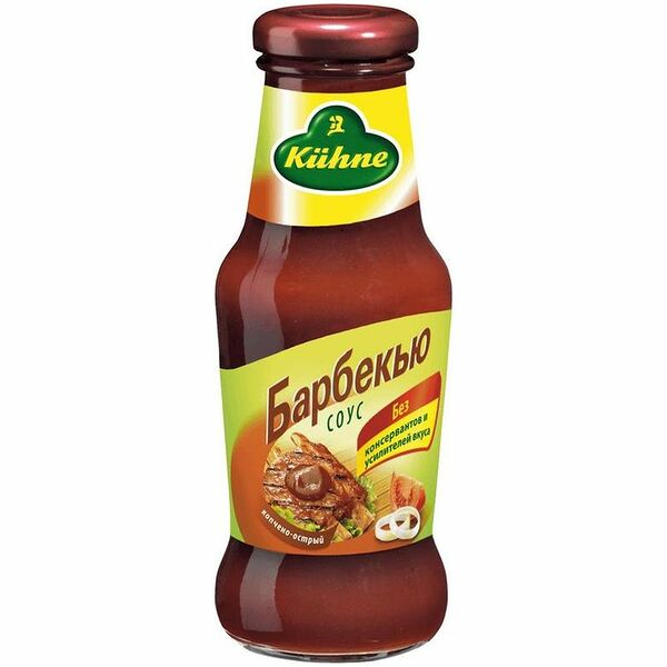 Соус Kuhne томатный Барбекью копчено-острый, 250 г