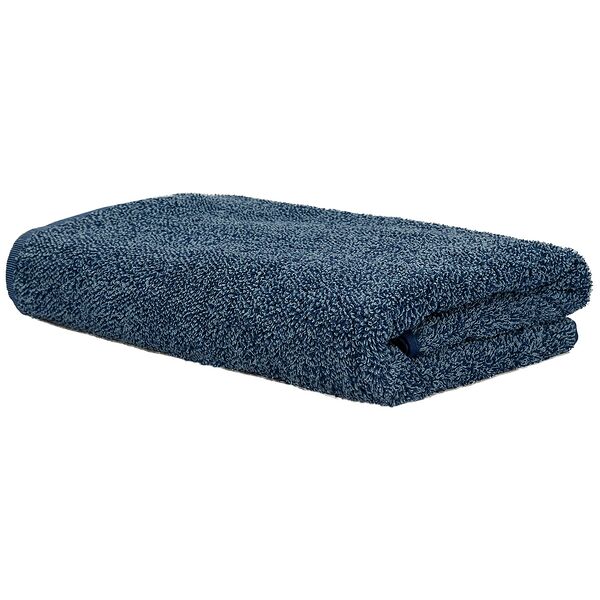 Полотенце махровое ДМ-Текстиль Vica versa, синий, хлопок, 70х140 см