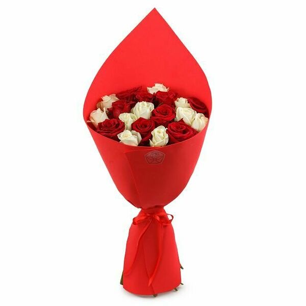 Букет из роз Арлекино (макси) 60 см