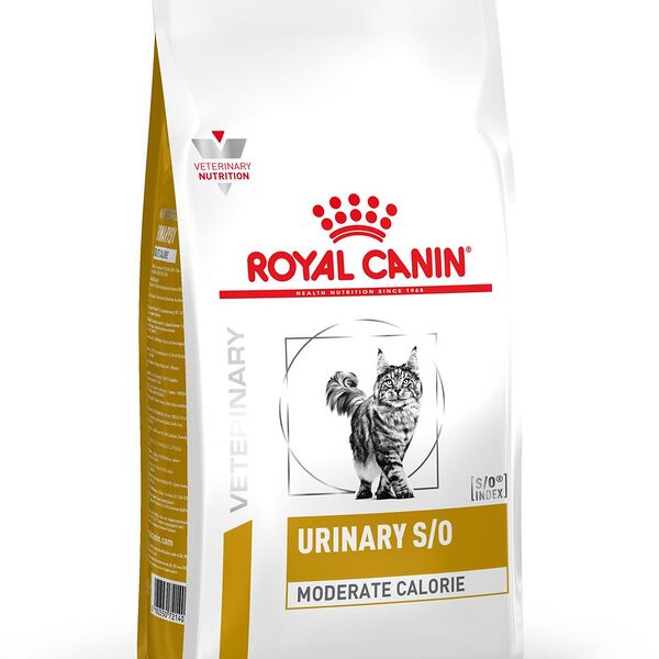 Royal Canin S/O Urinary Moderate Calorie корм для кошек, склонных к полноте, при лечении МКБ Курица