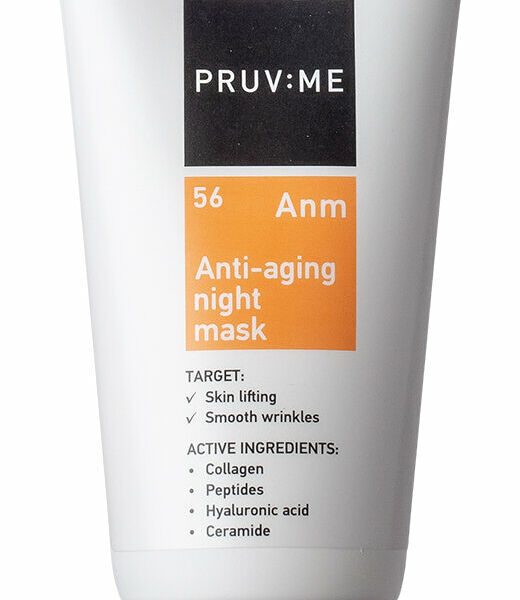 Маска для лица PRUV:ME Anm 56 Anti-aging night mask с коллагеном, пептидами ночная омолаживающая, 50 мл