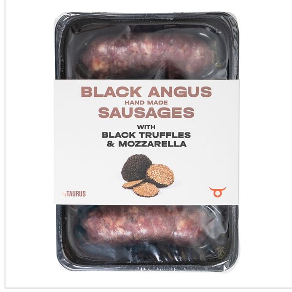 Колбаски из говядины с черным трюфелем и моцареллой охлажденные Taurus