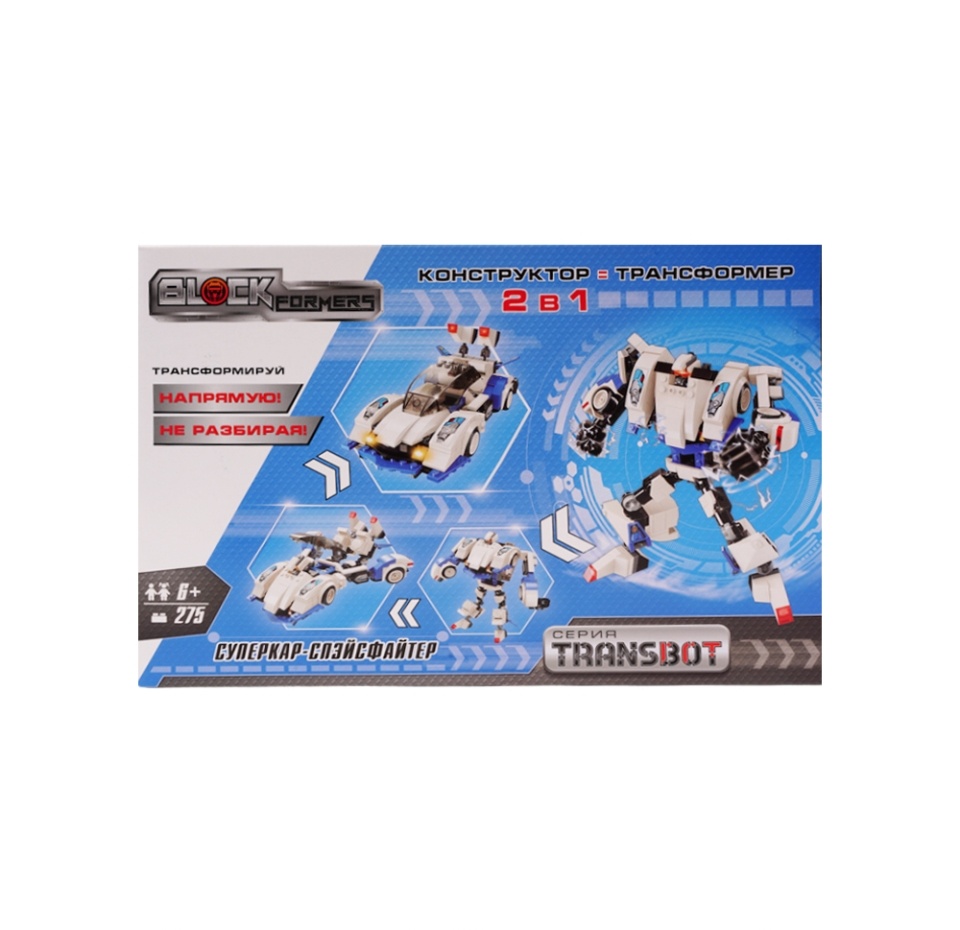 

Робот-трансформер 1Toy Blockformers Transbot Суперкар-Спэйсфайтер