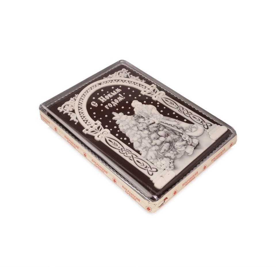 

Покровский пряник в шоколадной глазури с начинкой из сгущенки и грецких орехов 600 г, Россия