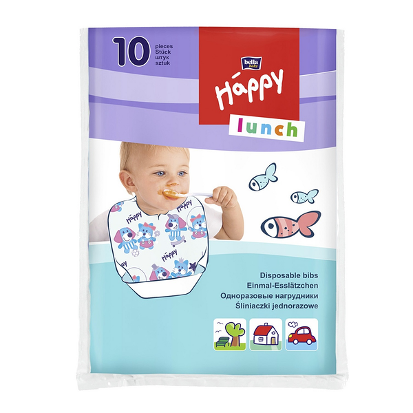 Нагрудник одноразовый с карманом для детей TM Bella baby (Бэлла бэби)