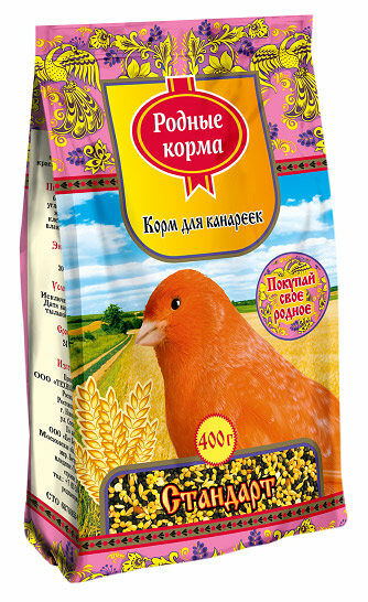 Корм для канареек Стандарт ТМ Родные корма