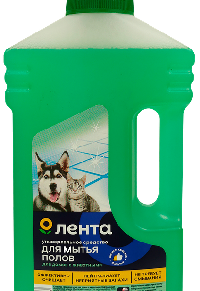 Средство для мытья полов ЛЕНТА универсальное для домов с животными