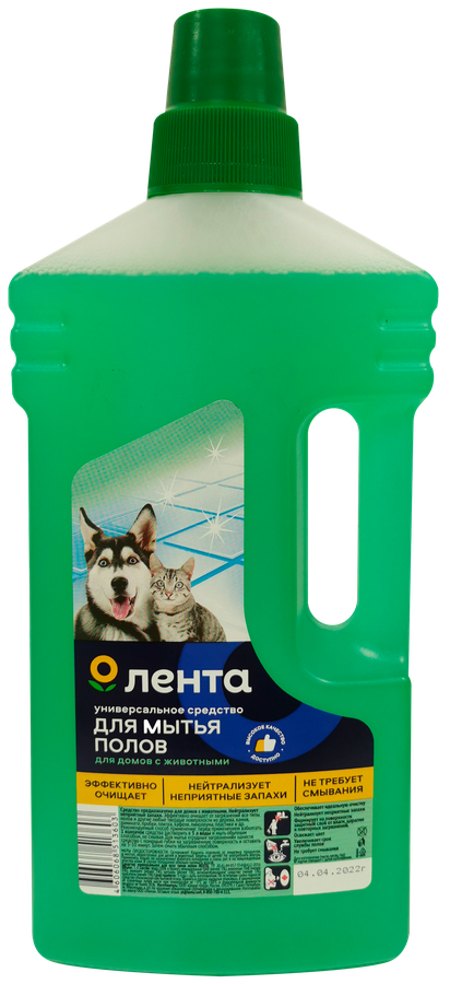 

Средство для мытья полов Лента универсальное для домов с животными 1 л