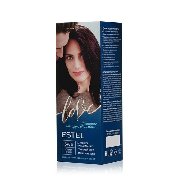Стойкая краска для волос Estel Love 5/65 Спелая вишня, 115 мл