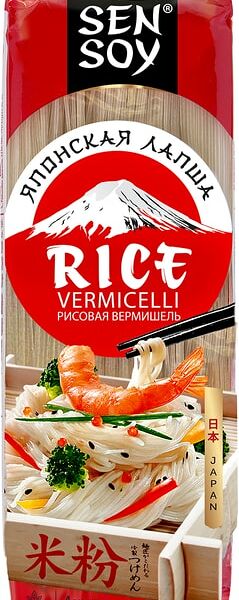 Лапша Sen Soy Premium Rice Vermicelli рисовая 300г
