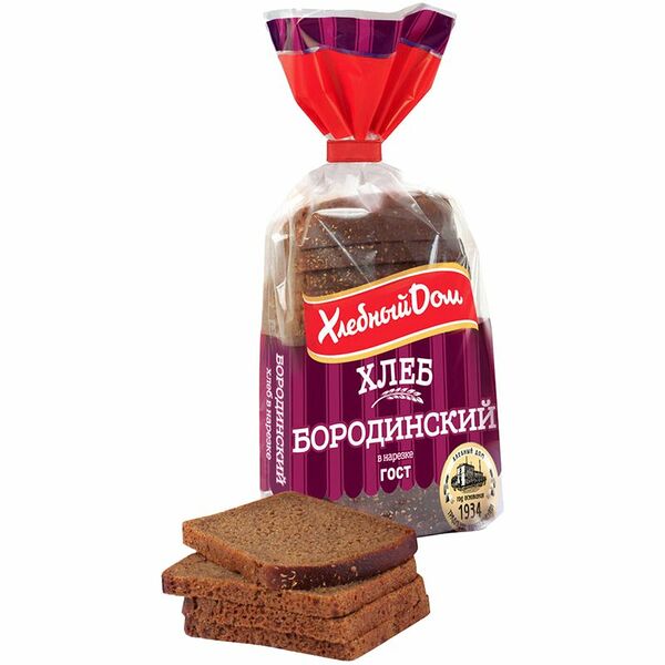 Хлеб Хлебный Дом Бородинский, 300г
