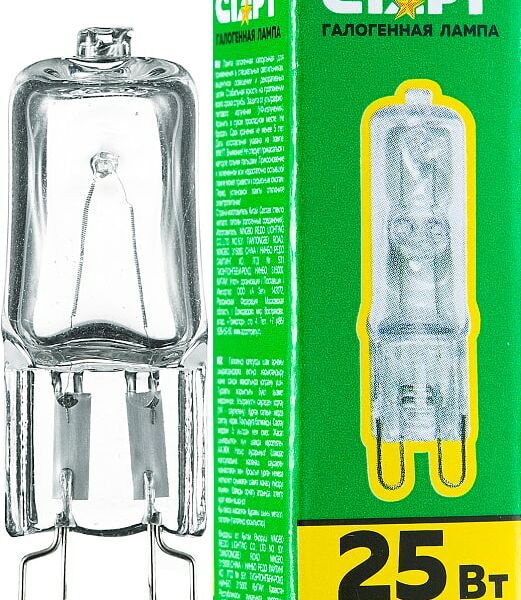 Лампа галогенная Старт G9 220-230V 25W