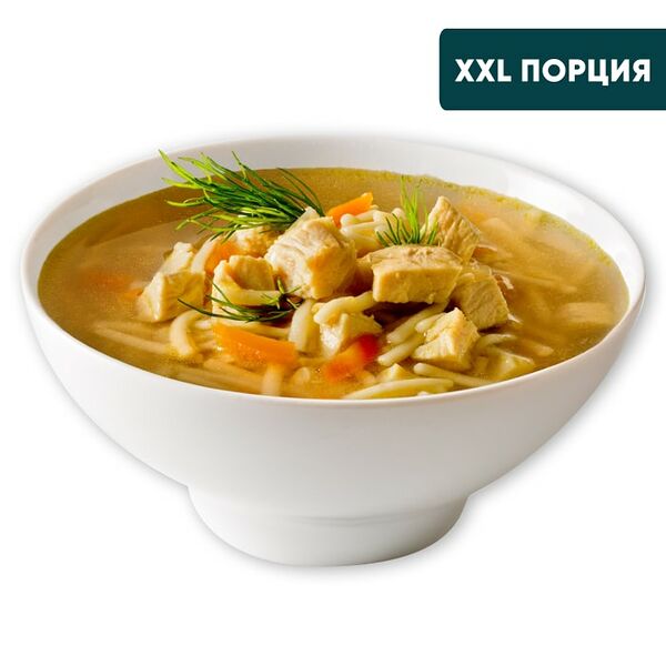 Суп Куриный с домашней лапшой замороженный 1кг