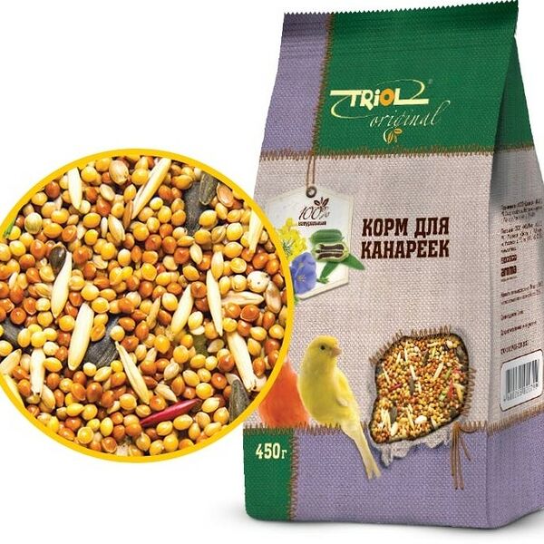 Triol Original корм для канареек Злаковое ассорти