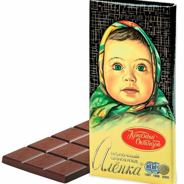 Шоколад молочный Красный Октябрь Алёнка, 90г