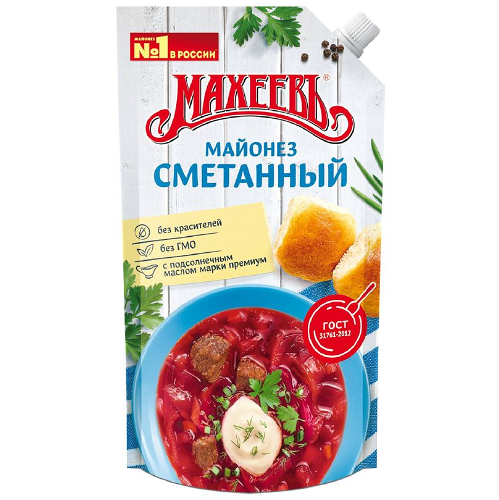 Майонез Махеевъ сметанный со сметаной 50.5%