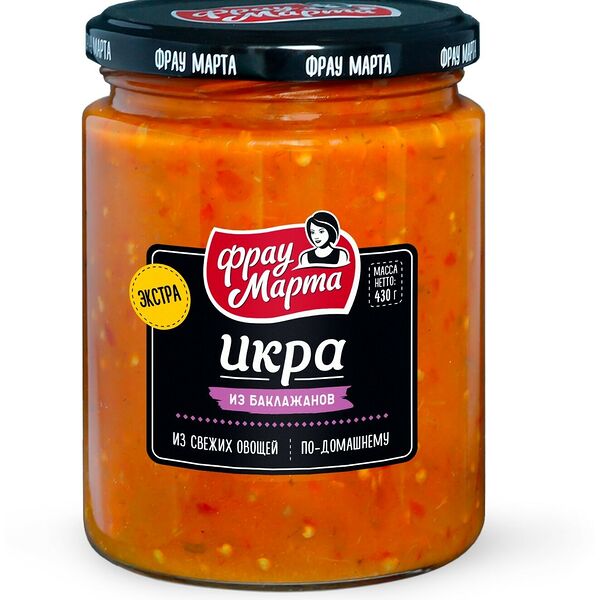 Икра из баклажанов Фрау Марта 430г